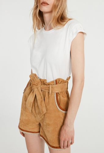 Short cuir - Claudie Pierlot - Modalova