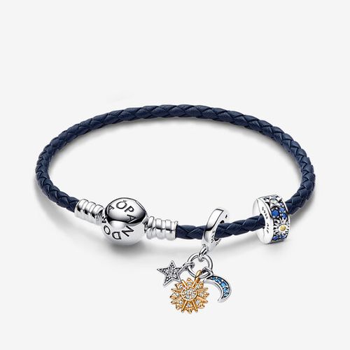 Bracelet Composé Charm et Clip Céleste - Pandora - Modalova