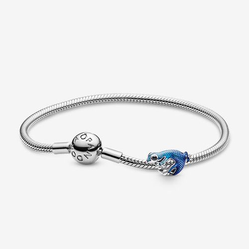 Bracelet Composé Gecko Bleu Métallique - Pandora - Modalova