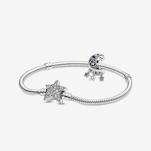 Bracelet Composé Étoile & Croissant de Lune - Pandora - Modalova