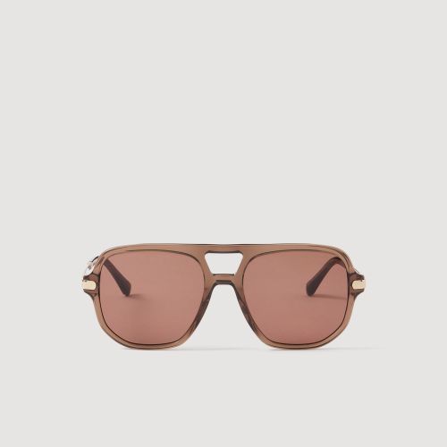 Lunettes de soleil métal et acétate - Sandro Paris - Modalova