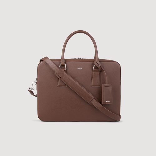 Briefcase en cuir synthétique - Sandro Paris - Modalova