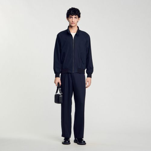 Blouson à col montant - Sandro Paris - Modalova