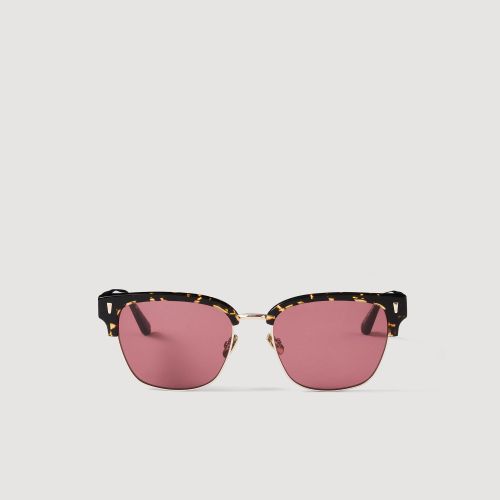 Lunettes soleil acétate logo - Sandro Paris - Modalova