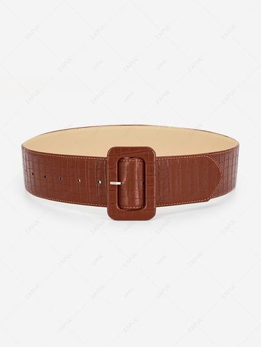 Ceinture Large Boucle Rectangulaire - Zaful FR - Modalova