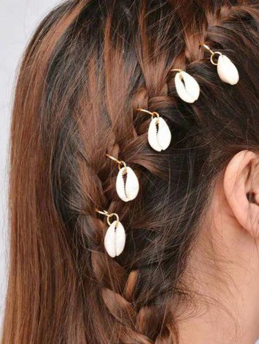 Pcs Shell Pendant Hair Braider Decoration - Zaful - Modalova