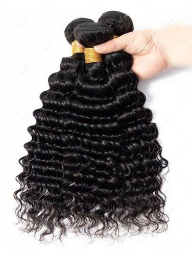 Pcs Deep Wave Human Hair Weft Bundles - Zaful - Modalova