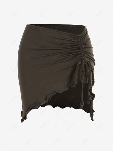 ZAFUL Jupes Mini Jupe Sangle Ourlet en Laitue S - Zaful FR - Modalova