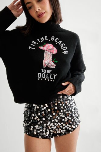 Tis The Season To Be Dolly Holiday Jumper - S - Nasty Gal - Modalova