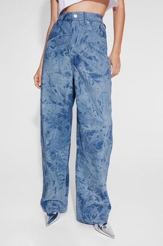 Shimmer Denim Jean - Bleu - 32 - Nasty Gal - Modalova