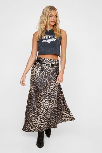 Leopard Print Maxi Skirt - - M - Nasty Gal - Modalova