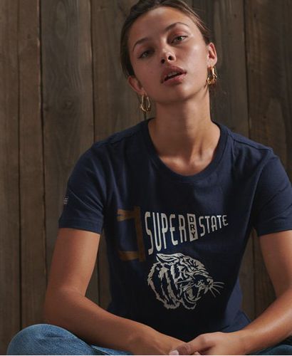 Women's Klassisches Track & Field T-Shirt - Größe: 40 - Superdry - Modalova