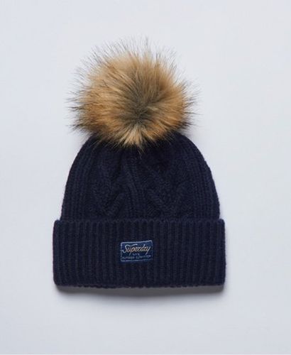 Bonnet en Maille Torsadée Lux Taille: 1Taille - Superdry - Modalova