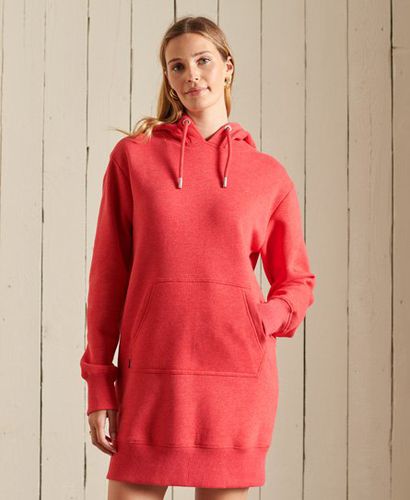 Damen Vintage Hoodie Kleid mit Stickerei und Logo - Größe: 34 - Superdry - Modalova