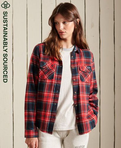 Women's Klassisches Lumberjack-Hemd aus Bio-Baumwolle - Größe: 36 - Superdry - Modalova