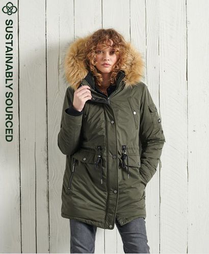 Damen Nadare Parka aus Mikrofaser - Größe: 38 - Black Friday & weitere Preisnachlässe - Superdry - Modalova