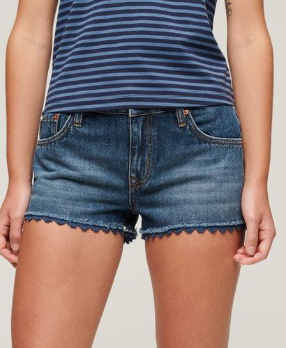 Mini Short en Denim Taille: 36 - Superdry - Modalova
