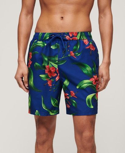 Herren 17-Zoll Badeshorts aus Recyceltem Material mit Hawaii-print - Größe: Xxl - Superdry - Modalova