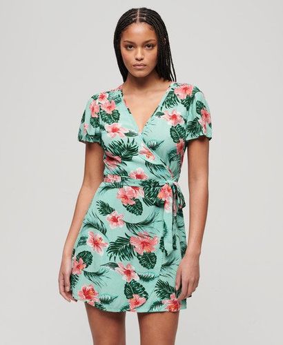 Robe Courte Portefeuille Imprimée Taille: 38 - Superdry - Modalova