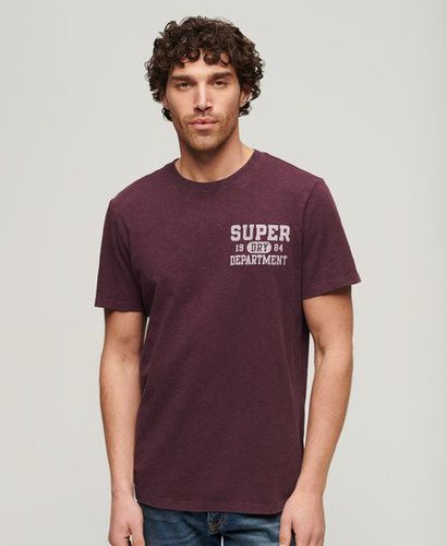 Herren Athletic College T-Shirt mit Grafik - Größe: M - Xmas deals - Superdry - Modalova