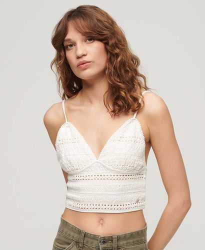 Damen Jersey-Bustier mit Spitze, Größe: 40 - Superdry - Modalova