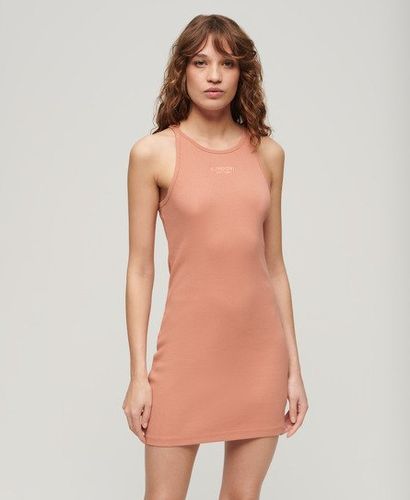 Robe Côtelée Brodée à dos Nageur Taille: 40 - Superdry - Modalova