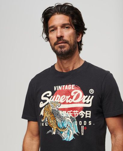 Men's T-Shirt mit Tokyo-Grafik - Größe: L - Superdry - Modalova