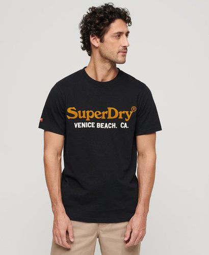 Herren Venue Duo Logo-T-Shirt - Größe: Xxxl - Superdry - Modalova