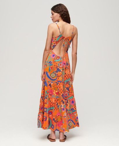 Robe Longue Caraco Smockée Taille: 40 - Superdry - Modalova