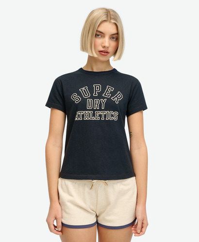 Damen Figurbetontes Athletic Essentials T-Shirt mit Grafik - Größe: 36 - Superdry - Modalova