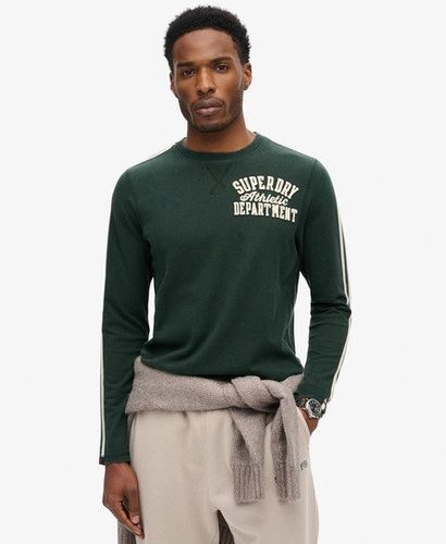 Herren Vintage Athletic Langarmoberteil Mit Streifen, Größe: S - Superdry - Modalova