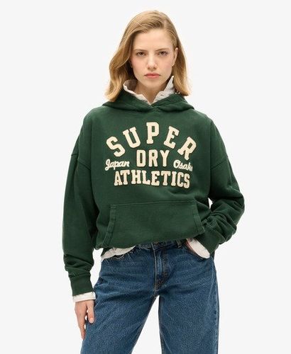 Damen Oversized Athletic Essentials Hoodie Mit Applikation, Größe: 40 - Superdry - Modalova