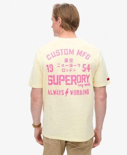 Herren Locker Geschnittenes Lo-Fi T-Shirt Mit Punk-Grafik, Größe: L - Superdry - Modalova