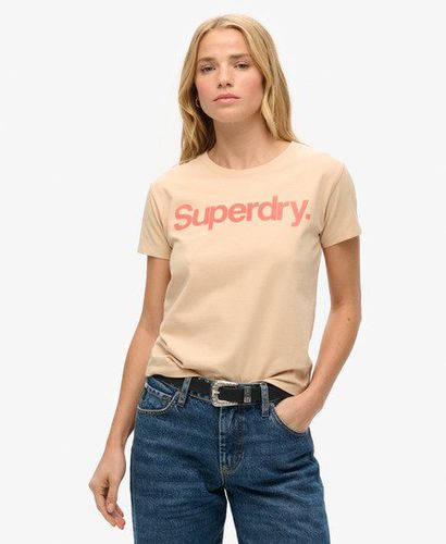 Damen Figurbetontes Core Logo City T-Shirt - Größe: 36 - Superdry - Modalova