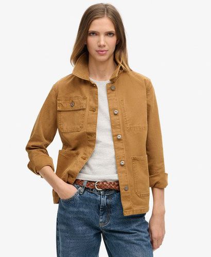 Damen Canvas Chore Jacke - Größe: 38 - Superdry - Modalova