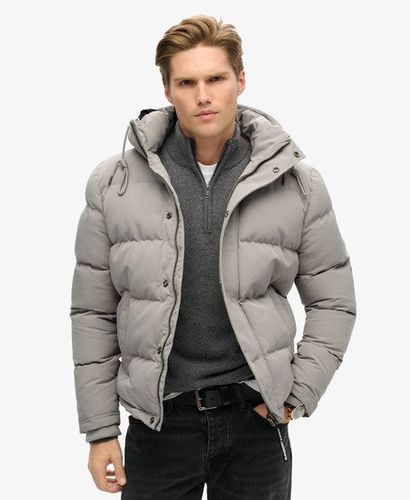 Herren Kurze Everest Steppjacke mit Kapuze - Größe: XL - Superdry - Modalova