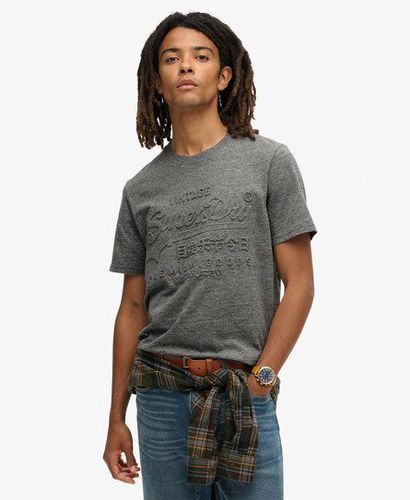 Herren T-Shirt mit Geprägter Grafik - Größe: S - Superdry - Modalova