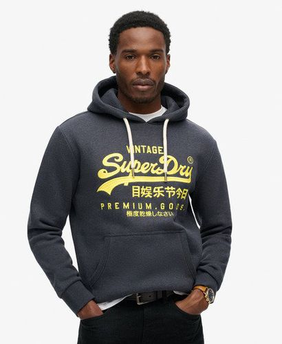 Herren Neon Hoodie mit Grafikprint - Größe: S - Superdry - Modalova