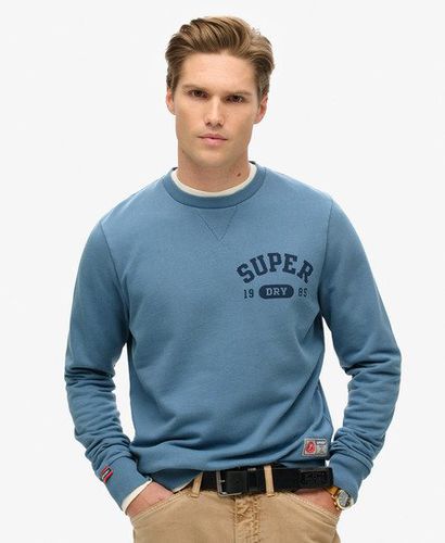 Herren Athletic Sweatshirt mit Print - Größe: L - Superdry - Modalova