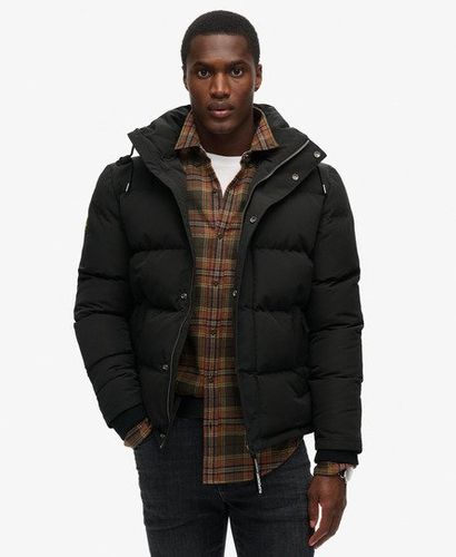 Herren Kurze Everest Steppjacke mit Kapuze - Größe: M - Superdry - Modalova