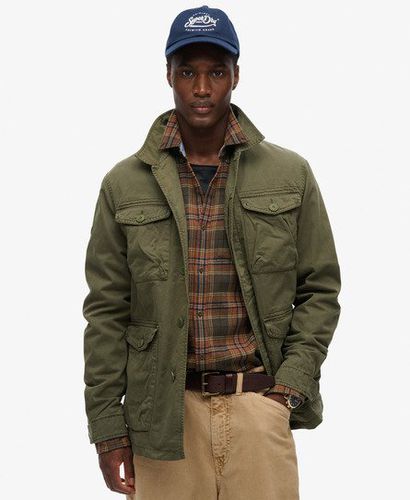 Men's Military M65 Leichte Jacke mit Stickerei - Größe: S - Superdry - Modalova