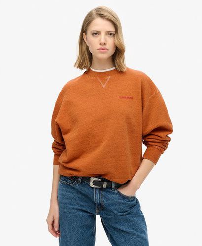 Damen Überfärbtes Essential Sweatshirt mit Logo - Größe: 38 - Superdry - Modalova