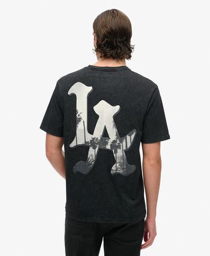 Herren Locker Geschnittenes T-Shirt mit Skateboard-Fotografie - Größe: XL - Superdry - Modalova