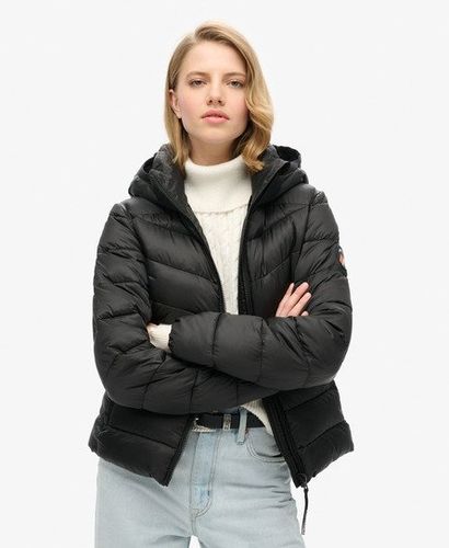 Damen Wattierte Fuji Steppjacke mit Kapuze - Größe: 44 - Superdry - Modalova
