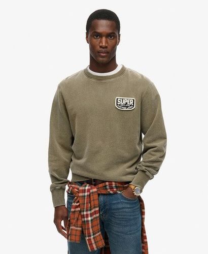 Sweat ras du cou Ample Mechanic Taille: L - Superdry - Modalova