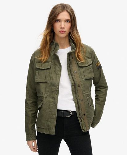 Damen Klassische Verzierte M65 Jacke Bedruckt, Größe: 40 - Superdry - Modalova