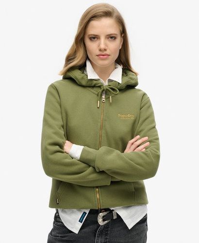 Damen Essential Kapuzenjacke Mit Logo, , Größe: 38 - Superdry - Modalova