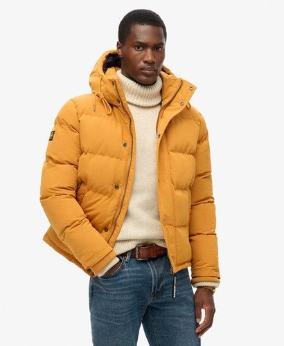 Herren Kurze Everest Steppjacke mit Kapuze - Größe: S - Superdry - Modalova