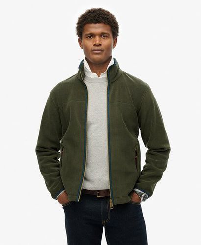 Herren Estate Fleecejacke mit Durchgehendem Reißverschluss - Größe: XL - Superdry - Modalova