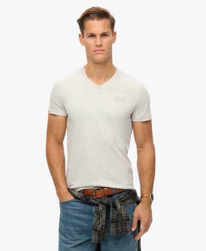 Herren Essential Logo T-shirt aus Bio-baumwolle mit V-ausschnitt - Größe: Xxxl - Superdry - Modalova